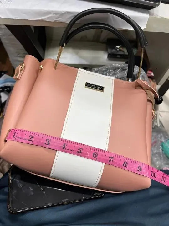 Green 5-Piece Leather Handbag Set for Women